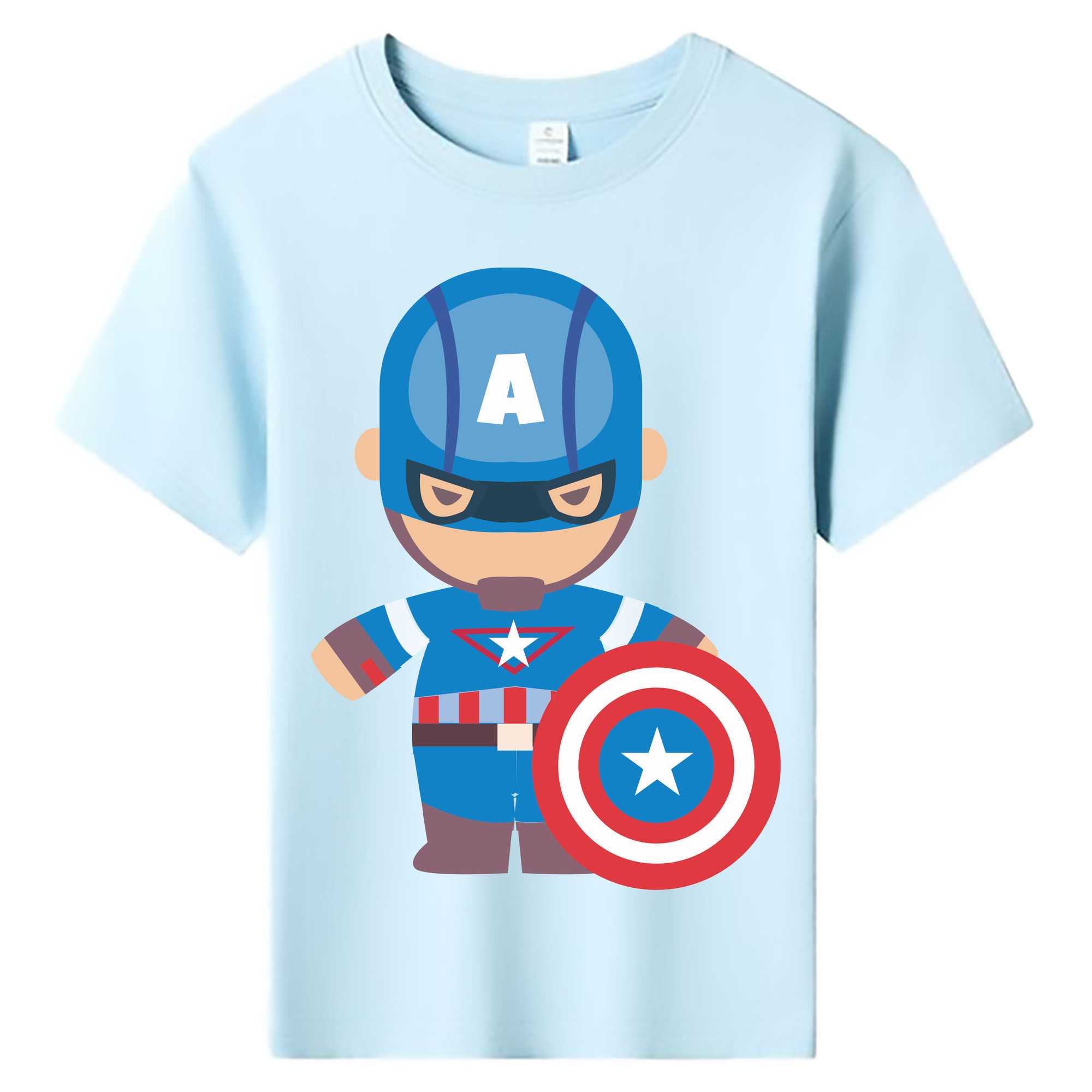 （画像用） アベンジャーズ The Avengers 綿100％キッズTシャツ（フロントプリント）